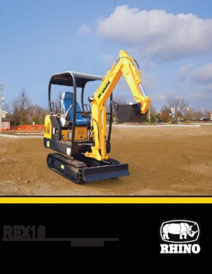 Mini bageri RHINO REX18