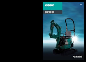 Mini bageri Kobelco SK 08