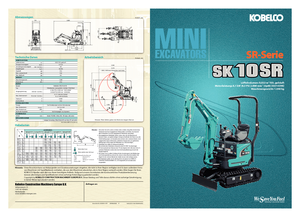 Mini bageri Kobelco SK 10 SR 2