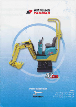 Mini bageri Yanmar SV 05