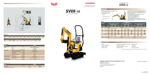 Mini bageri Yanmar SV 08-1