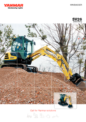 Mini bageri Yanmar SV 26 CR