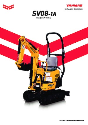 Mini bageri Yanmar SV08-1A