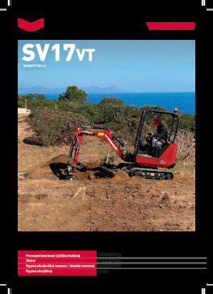 Mini bageri Yanmar SV17VT