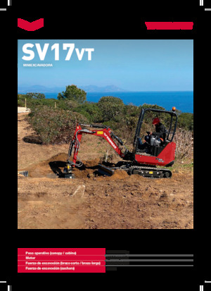 Mini bageri Yanmar SV17VT