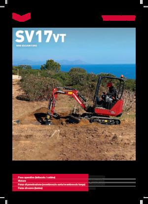Mini bageri Yanmar SV17VT