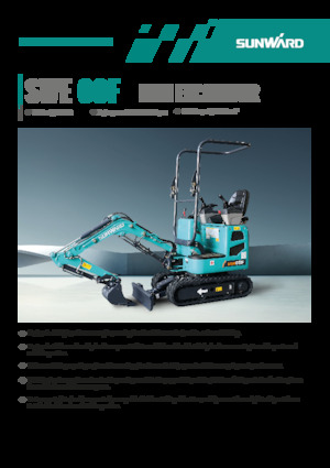 Mini bageri Sunward SWE08F