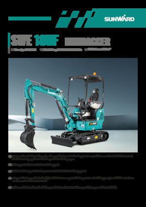 Mini bageri Sunward SWE18UF 