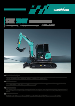 Mini bageri Sunward SWE50UF