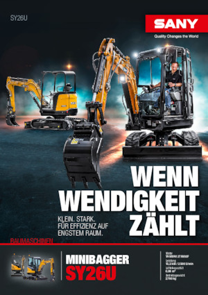 Mini bageri Sany SY26U