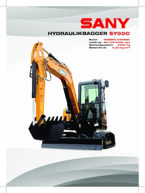 Mini bageri Sany SY50C