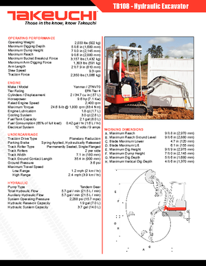 Mini bageri Takeuchi TB 108
