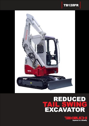 Mini bageri Takeuchi TB 128 FR