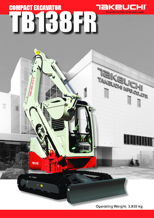 Mini bageri Takeuchi TB 138 FR
