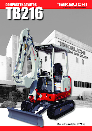 Mini bageri Takeuchi TB 216 