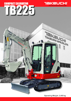 Mini bageri Takeuchi TB 225
