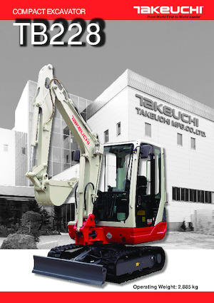 Mini bageri Takeuchi TB 228 