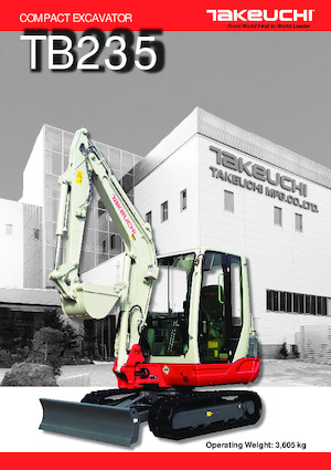 Mini bageri Takeuchi TB 235