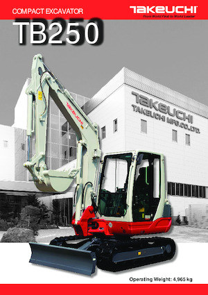 Mini bageri Takeuchi TB 250
