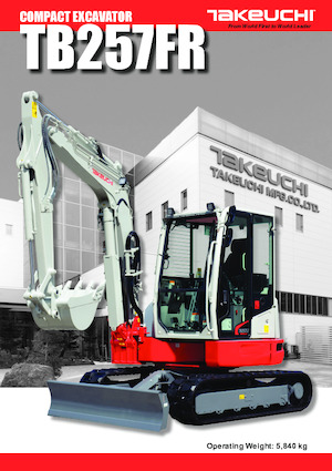 Mini bageri Takeuchi TB 257 FR