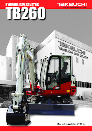 Mini bageri Takeuchi TB 260
