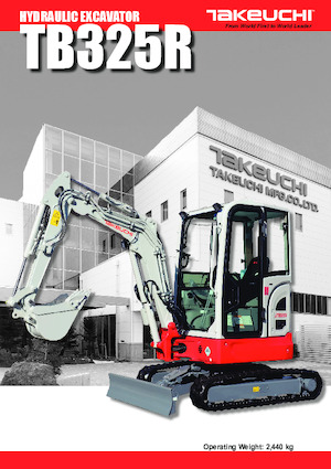 Mini bageri Takeuchi TB 325 R