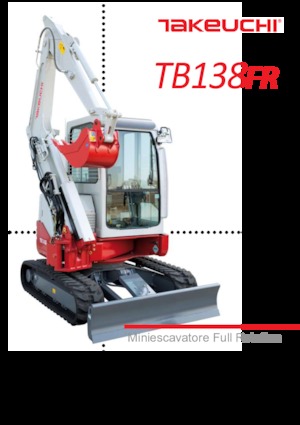 Mini bageri Takeuchi TB 138 FR