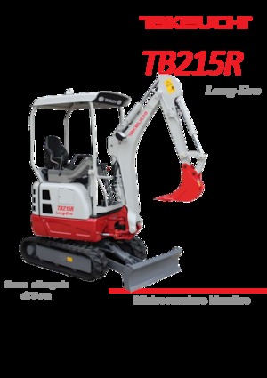 Mini bageri Takeuchi TB 215 R