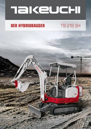 Mini bageri Takeuchi TB 216 Hybrid