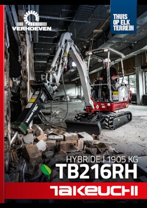 Mini bageri Takeuchi TB 216 Hybrid