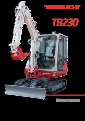Mini bageri Takeuchi TB 230