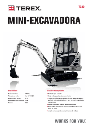 Mini bageri Terex TC 20