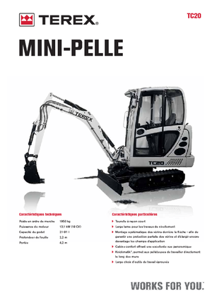 Mini bageri Terex TC 20