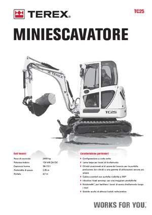 Mini bageri Terex TC 25
