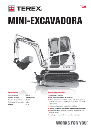 Mini bageri Terex TC 25