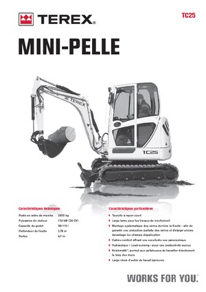 Mini bageri Terex TC 25