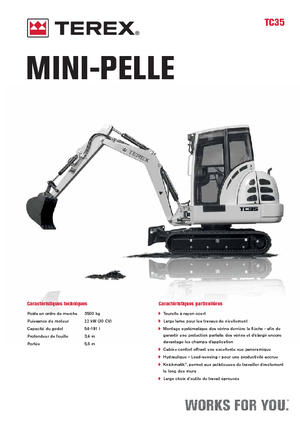 Mini bageri Terex TC 35
