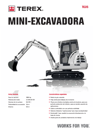 Mini bageri Terex TC 35