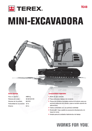 Mini bageri Terex TC 48
