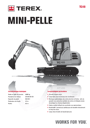 Mini bageri Terex TC 48