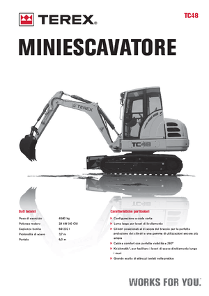 Mini bageri Terex TC 48
