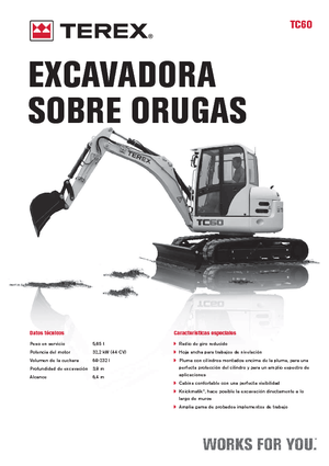 Mini bageri Terex TC 60