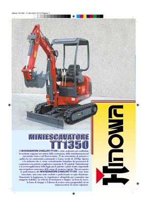 Mini bageri Hinowa TT 1350