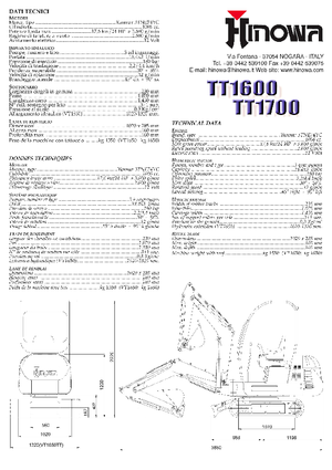 Mini bageri Hinowa TT 1600