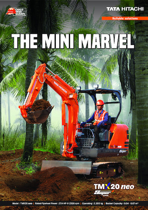 Mini bageri Hitachi TMX 20 neo