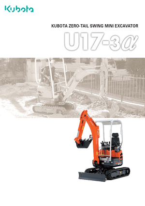 Mini bageri Kubota U17-3