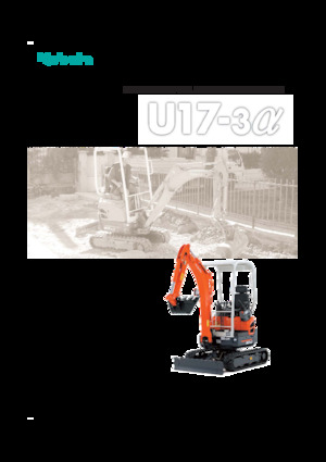 Mini bageri Kubota U17-3A