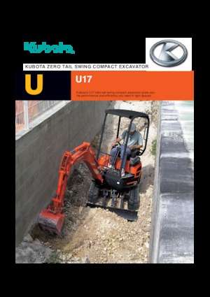 Mini bageri Kubota U17