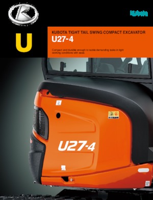 Mini bageri Kubota U27-4