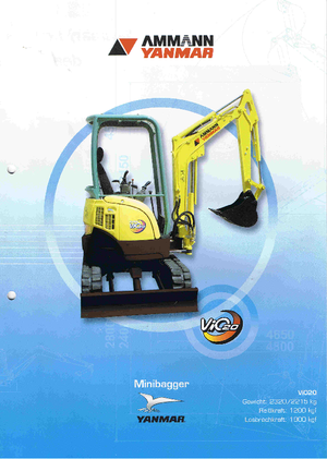 Mini bageri Yanmar VIO 20